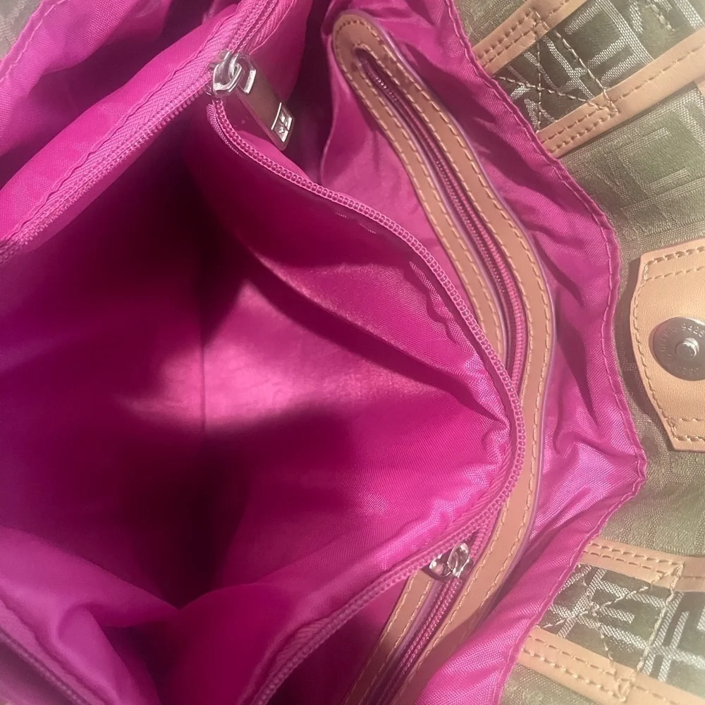 DVF Signature Green Tote Hobo Big Bag‎